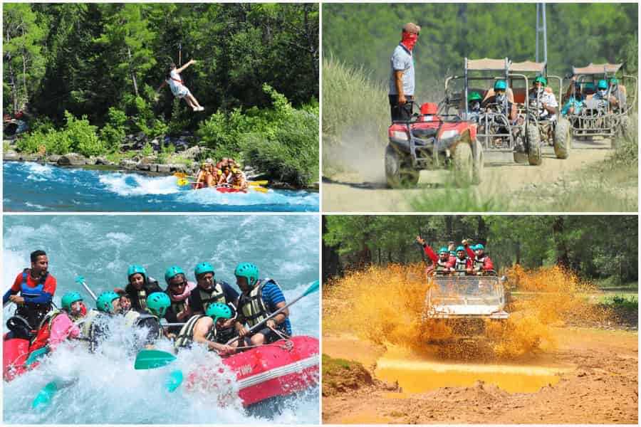 Stadt Side: Rafting, Zipline, Jeep, Buggy und Quad-Kombination. Foto: GetYourGuide Stadt Side: Rafting, Zipline, Jeep, Buggy und Quad-Kombination. Foto: GetYourGuide