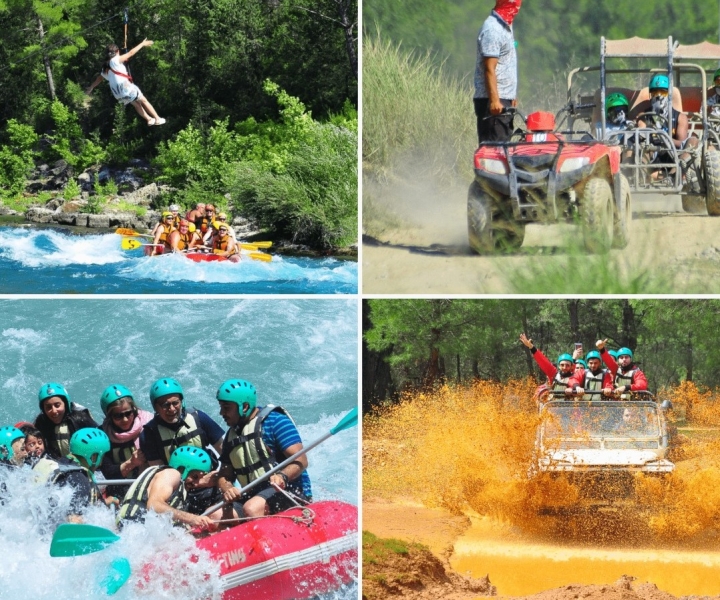 Lato: Rafting, Zipline, Jeep, Buggy e Quad Tour con pranzo