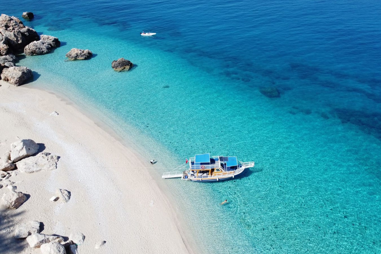 Antalya/Kemer: Porto Genoese Boat Trip and Mud Bath w/ Lunch Tour Without Pick up and Drop-off