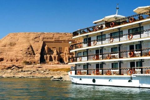 Da Luxor: crociera di 5 giorni sul Nilo ad Assuan con giro in mongolfiera