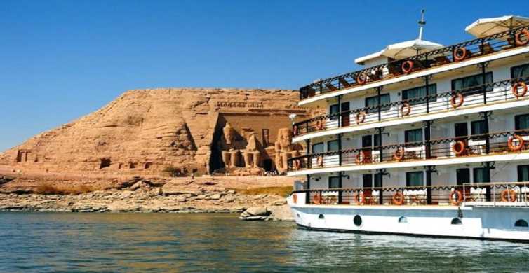 Z Luxoru: 5denní plavba po Nilu do Asuánu s projížďkou balónem