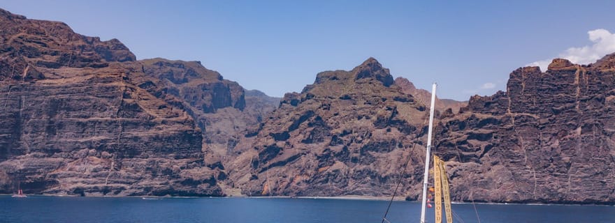 Costa Adeje : Croisière d'observation des baleines de Masca et Los Gigantes