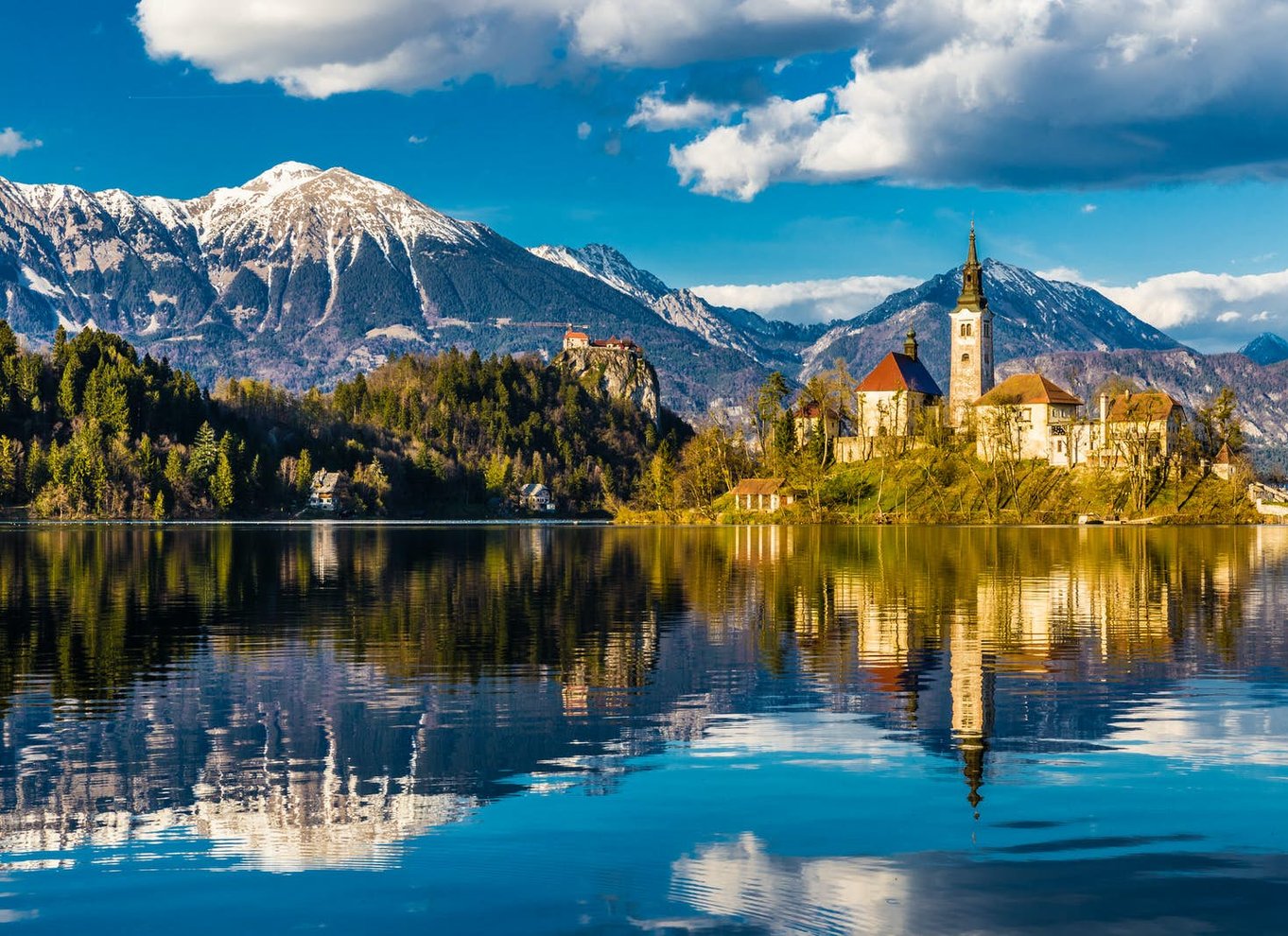 Ljubljana: Tur til Savica-vandfaldet, Bohinj-søen og Bled-søen