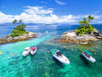 Ilha Grande, Excursion en bateau à moteur d'une journée sur les îles Paradises - Hizvo