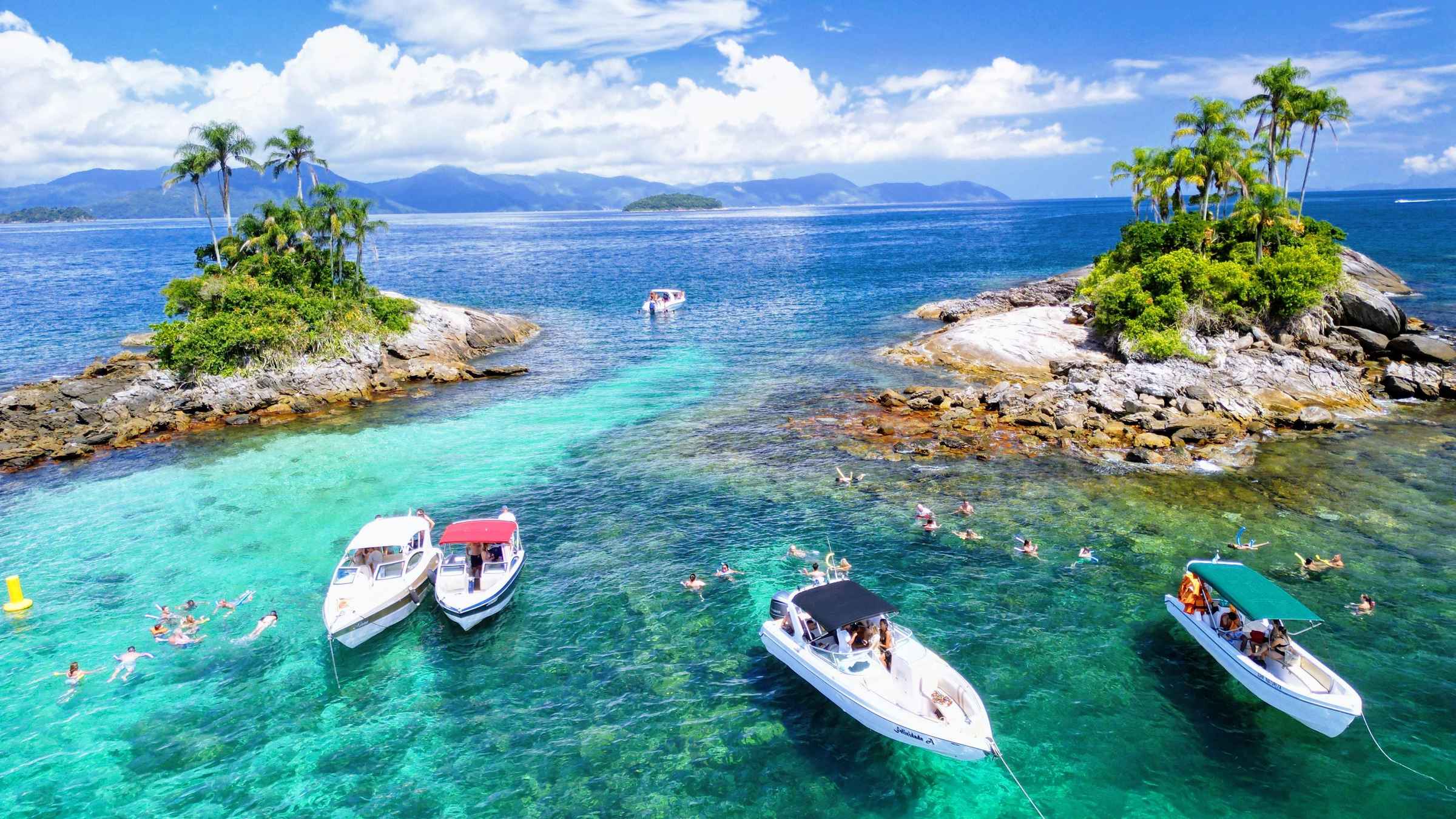 Ilha Grande: Passeio de lancha de 7h pelas Ilhas do Paraíso