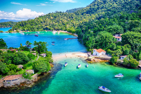 Ilha Grande: 7h Speedboat Tour Paradiesinseln von Angra