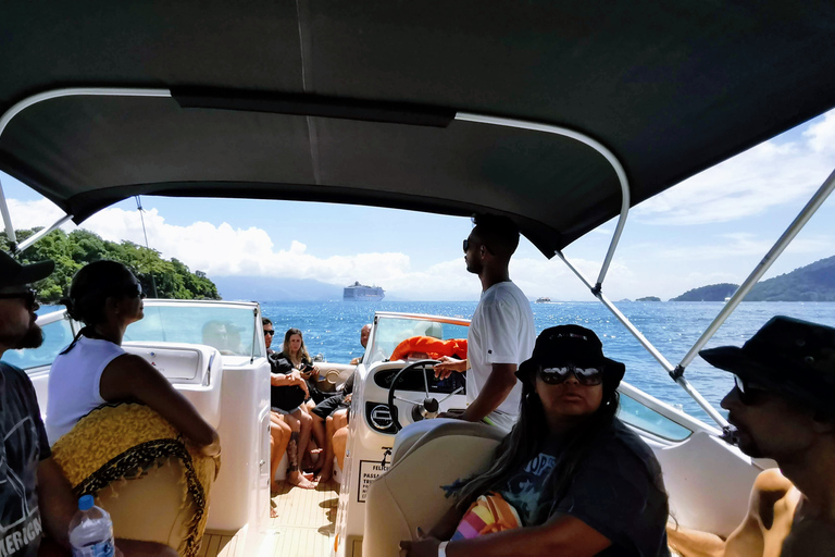 Ilha Grande: 7h Speedboat Tour Paradise Islands of Angra