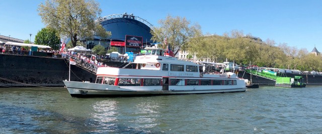 Visit Cologne City Cruise on the Rhine along Old Town in Cologne, Germany