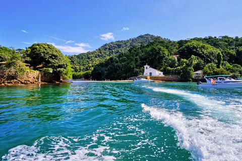 Ilha Grande: 7 uur Speedboottocht Paradijseilanden van Angra