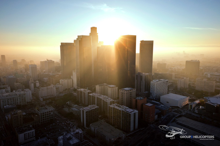Città e costa: Spiagge e città: Tour in elicottero di 50 minutiTour in elicottero della costa, delle spiagge e della città di Los Angeles
