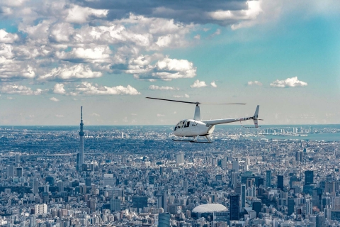 Tokio: Paseo guiado en helicóptero con opción al Monte FujiExcursión a campo traviesa por el monte Fuji (90 minutos de crucero)