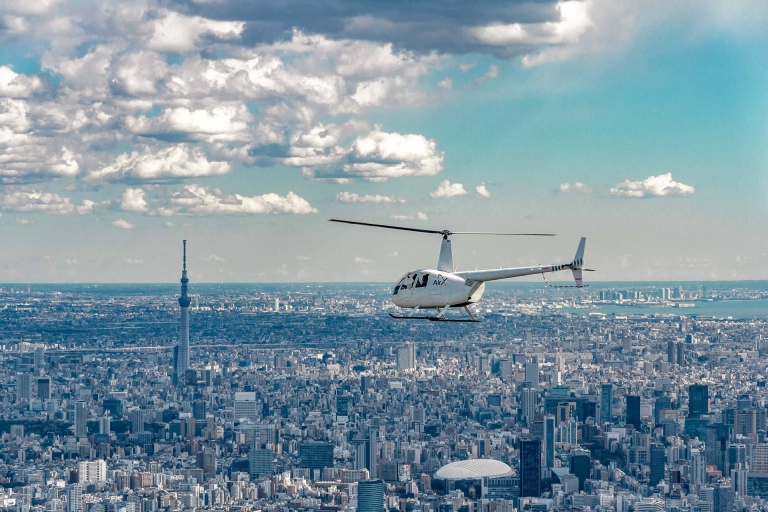 Tokio: lot helikopterem z przewodnikiem z opcją na górę FujiNostalgia Tour (30 minut rejsu)