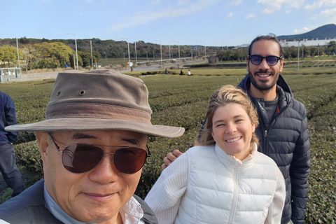 Jeju-eiland: aanpasbare privétour met auto van een hele dagRondleiding per bus (tot 40 personen)