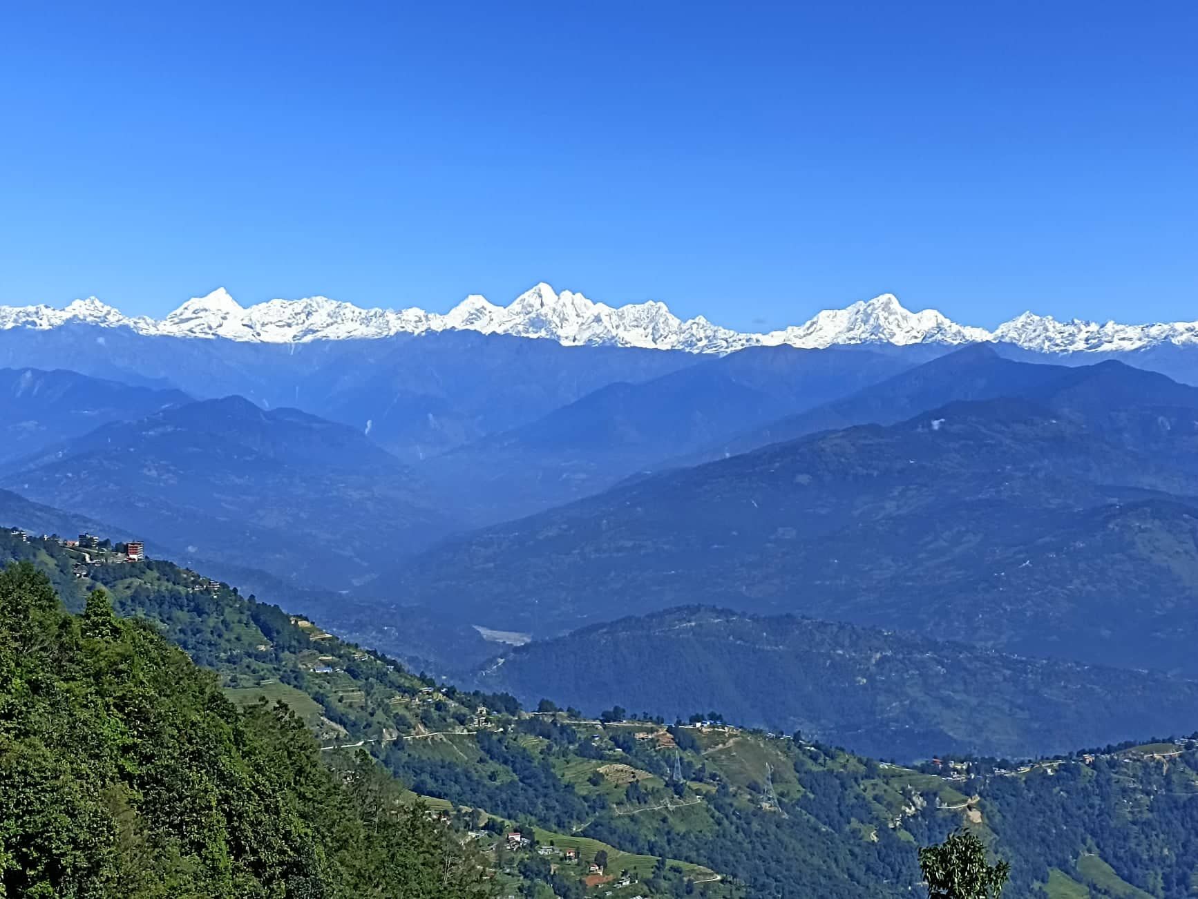 Von Kathmandu aus: Blick auf den Everest von Nagarkot aus und Wanderung nach Changu