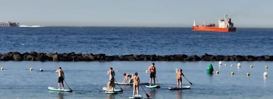 Santa Cruz de Tenerife : Cours de Stand Up Paddle à Las Teresitas