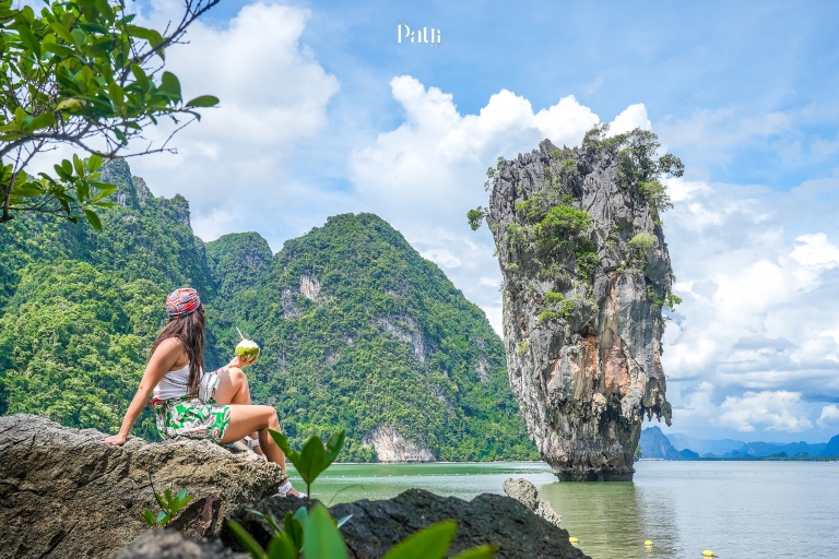 Phuket : Île de James Bond et excursion en canoë-kayak en bateau de luxe