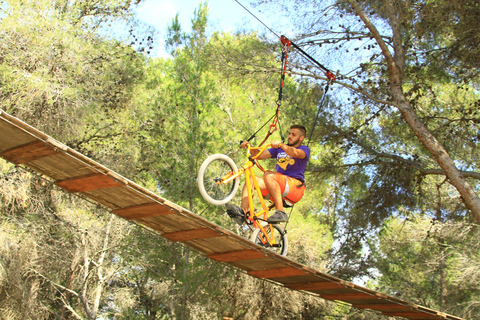 MALLORCA: Aventura adrenalínica en las copas de los árboles