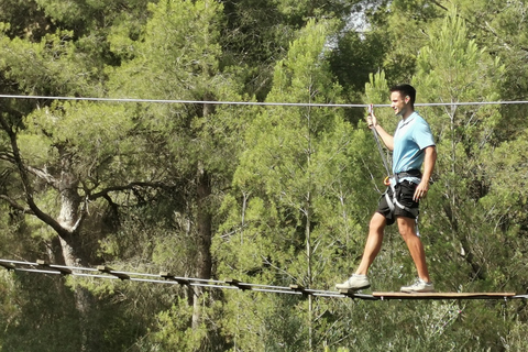 MALLORCA: Aventura adrenalínica en las copas de los árboles