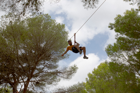 MALLORCA: Aventura adrenalínica en las copas de los árboles