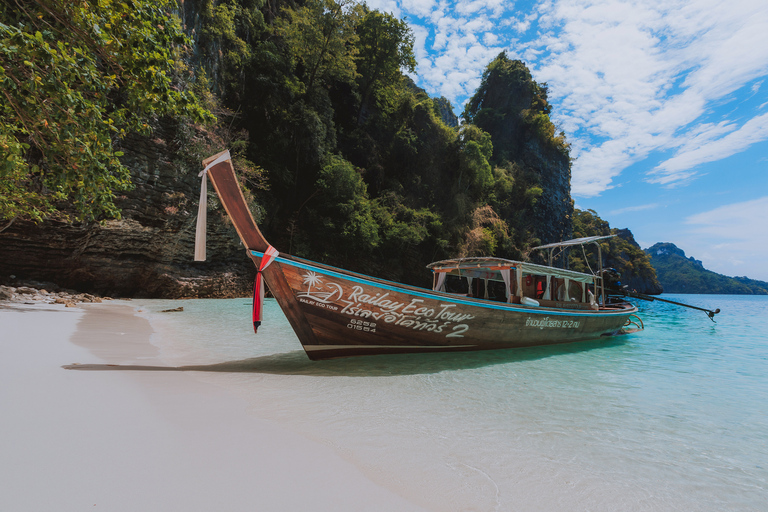 Krabi: tour privato di mezza giornata in barca longtail di lusso delle 4 isole