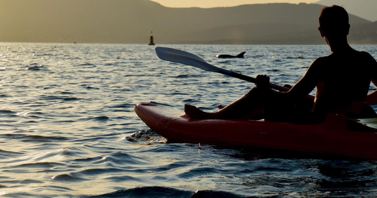 Golfo Aranci Sunset Kayak Tour With Appetizer And Dolphins Getyourguide