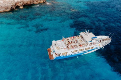 Menorca: passeio de barco de exploração de praia de meio dia