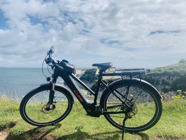 Visit Dorset  Old Harry Rocks and Corfé Castle Guided E-bike Tour in Swanage, Dorset