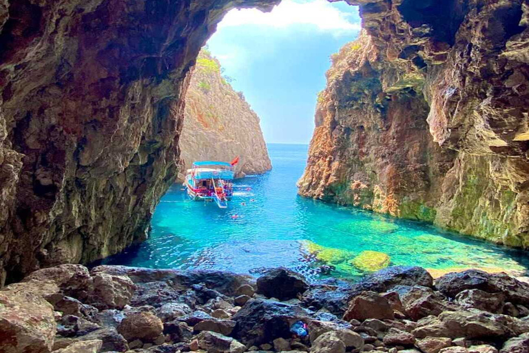 Antalya/Kemer: Porto Genoese Boat Trip and Mud Bath w/ Lunch Tour Without Pick up and Drop-off