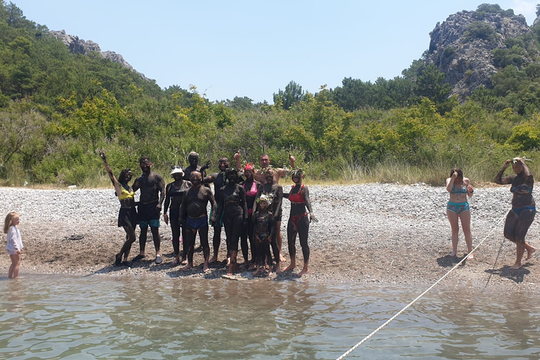 Antalya/Kemer: Porto Genoese Boat Trip and Mud Bath w/ Lunch Tour Without Pick up and Drop-off