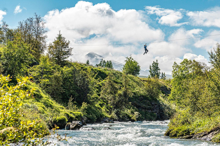 Akureyri : Tour en tyrolienne