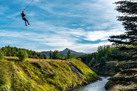 Akureyri : Tour en tyrolienne