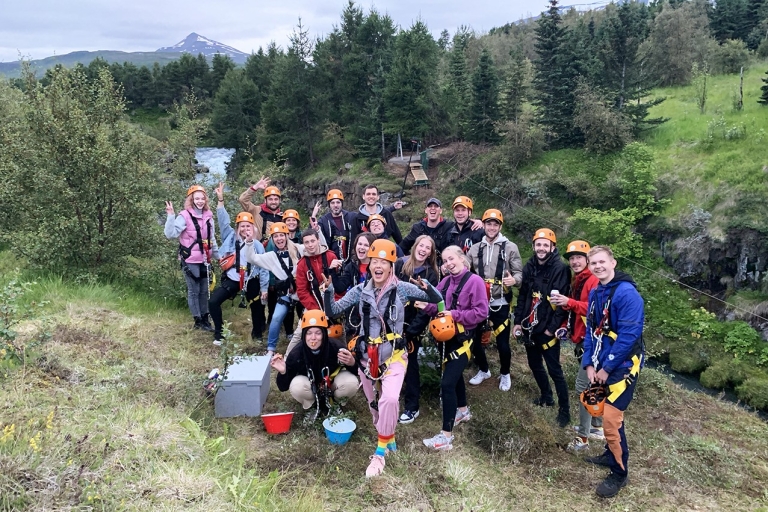 Akureyri: Excursión en tirolina