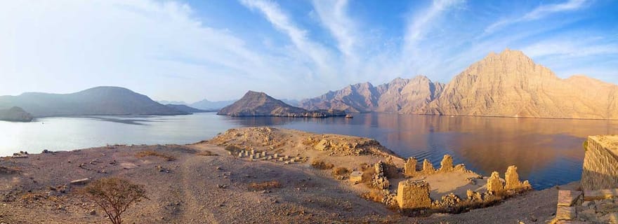 Depuis Ras al Khaimah : Musandam Khasab Excursion d'une journée avec transfert