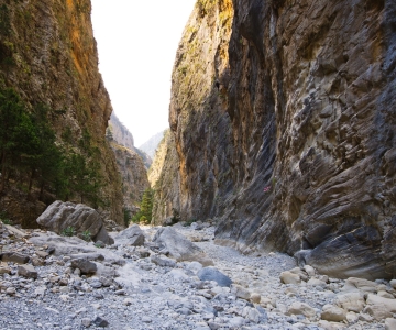From Chania/Rethymno: Samariá Gorge Guided Hike with Pickup