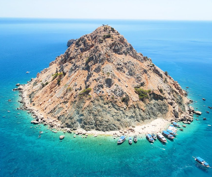 Antalya/Kemer: Suluada Island Small-Group Boat Tour w/ Lunch