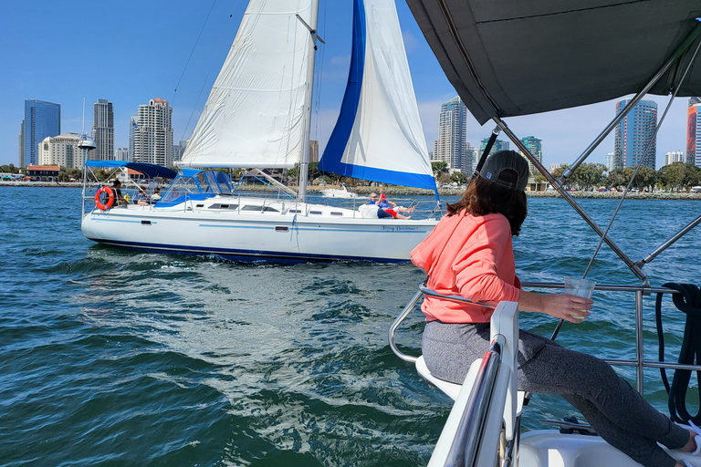 San Diego: San Diego Bay zonsondergang en zeilervaring overdagZeilervaring op de baai van San Diego