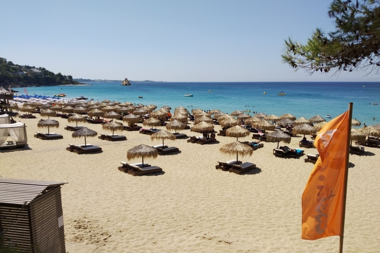 Makris Gialos: Ontspannen aan het strandStrandontsnapping naar strandzwemstop Makris Gialos