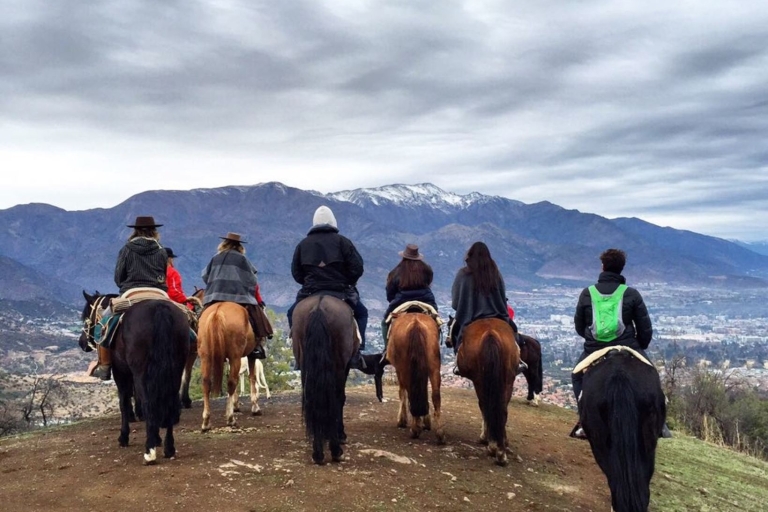 Uitlopers van de Andes Paardrijden - Halve dagPaardrijden in de uitlopers van de Andes - Halve dag + wijn en kaas