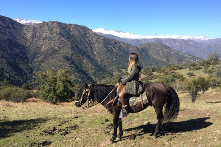 Uitlopers van de Andes Paardrijden - Halve dagPaardrijden in de uitlopers van de Andes - Halve dag + wijn en kaas
