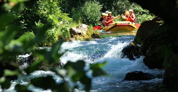 From Omiš: Cetina River Rafting Trip with Underwater Cave