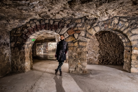 Boedapest: wandeltocht grotten van Boeda