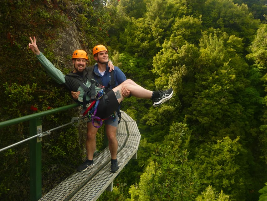 Rotorua Ultimate Guided Zipline Tour w/ Volcanic Cliff Walk GetYourGuide