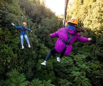 Rotorua: Ultimate Guided Zipline Tour w/ Volcanic Cliff Walk