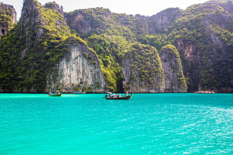 Krabi: Phi Phi Island Sunset Maya Bay and Four Islands Tour