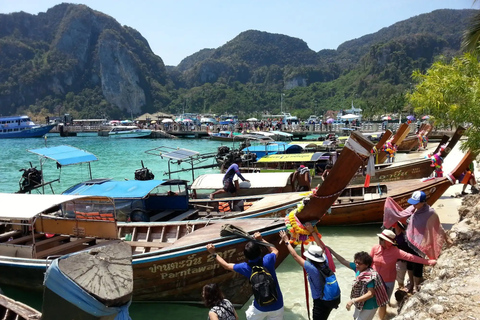 Krabi: Phi Phi Island Sunset Maya Bay and Four Islands Tour