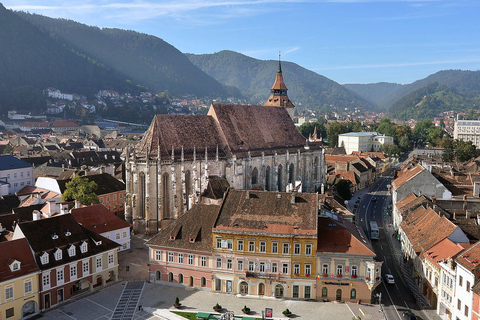 Depuis Bucarest : Visite privée de Bran, du château de Peles et de Brasov