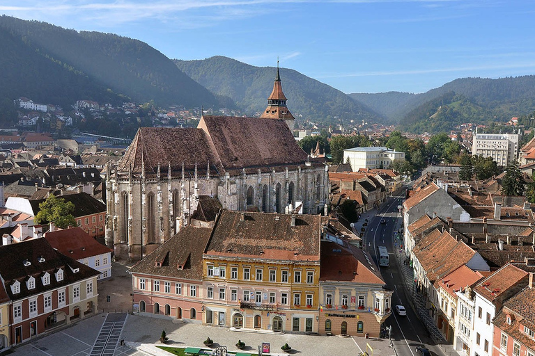 Depuis Bucarest : Visite privée de Bran, du château de Peles et de Brasov