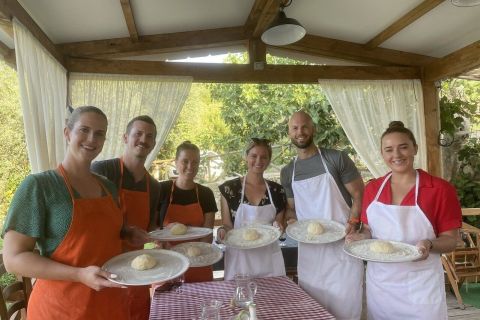 Sorrento Pizza Making on a Farm with Wine and Limoncello