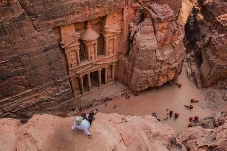 From Amman: Private Day Tour to Petra Private Tour with Admission and Local Guide