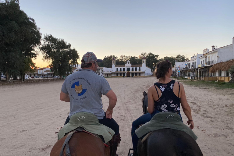 El Rocío: Ridtur till häst i nationalparken Doñana